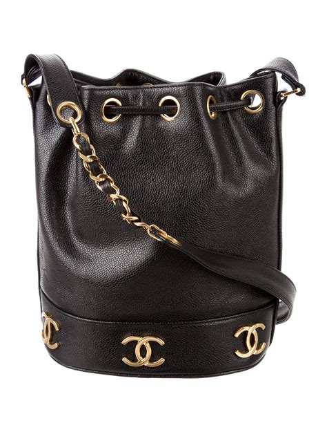 chanel caviar mini bucket bag